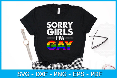 Wholesale Sorry Boys, I'm Gay (Retro Style) - LGBT Bumper Wholesale Sorry Boys, I'm Gay (Retro Style) - LGBT Bumper