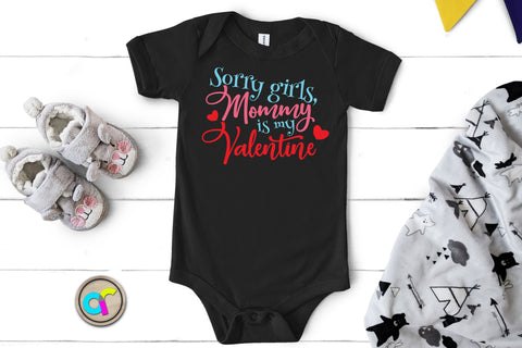 sorry girls mommy is my valentine, happy valentine's day svg, valentines svg SVG Artinrhythm shop 