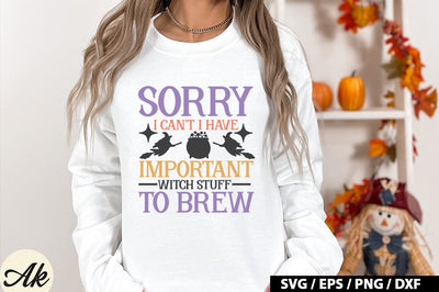 Sorry i can't i have important witch stuff to brew SVG SVG akazaddesign 