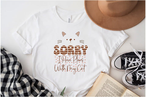 Sorry I Have Plans with My Cat Sublimation Jagonath Roy 