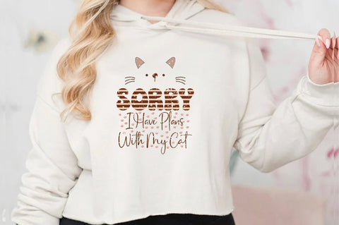 Sorry I Have Plans with My Cat Sublimation Jagonath Roy 