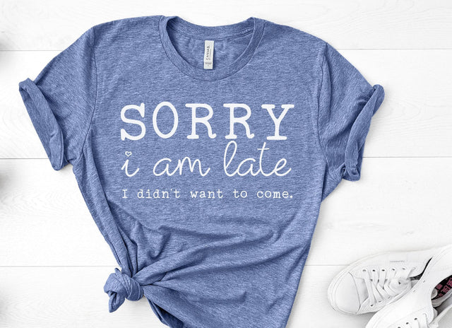 Sorry I'm Late SVG So Fontsy Design Shop 
