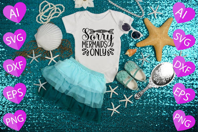 Sorry Mermaids Only SVG CraftlabSvg29 