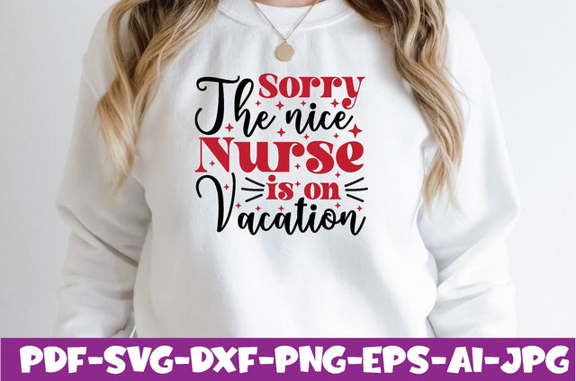 Sorry the nice nurse is on vacation SVG farhad farhad 