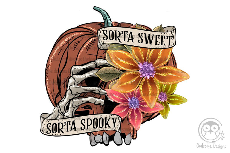 Sorta Sweet Sorta Spooky Sublimation Designs Sublimation LAM HOANG THUY 