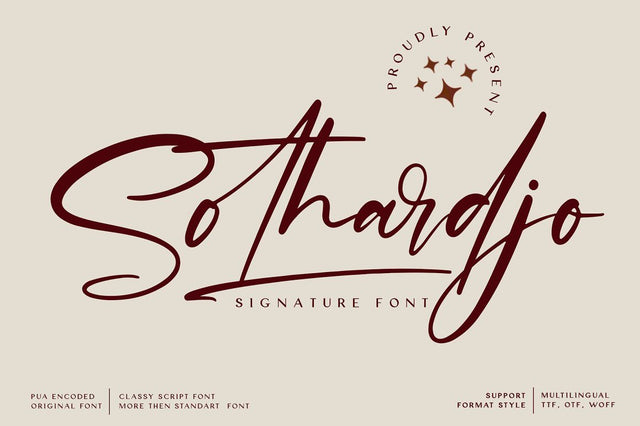 Sothardjo Font Wildan Type 