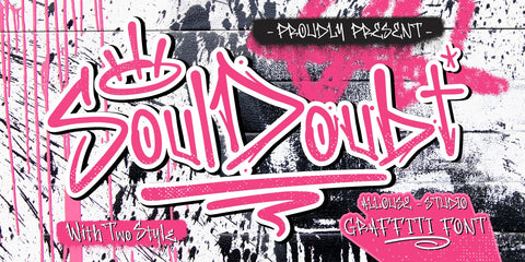 Soul Doubt - Graffiti Fonts Font Allouse.Studio 