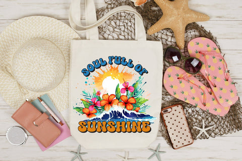 Soul Full of Sunshine PNG Sublimation Design Sublimation CraftLabSVG 