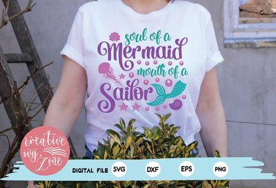 soul of a mermaid mouth of a sailor SVG md faruk hossain 