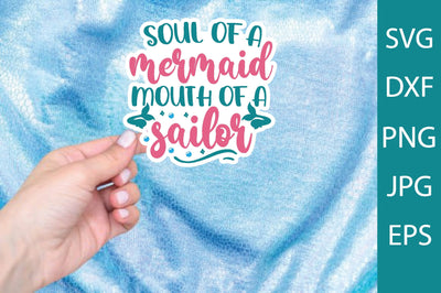soul of a mermaid mouth of a sailor SVG md faruk hossain 