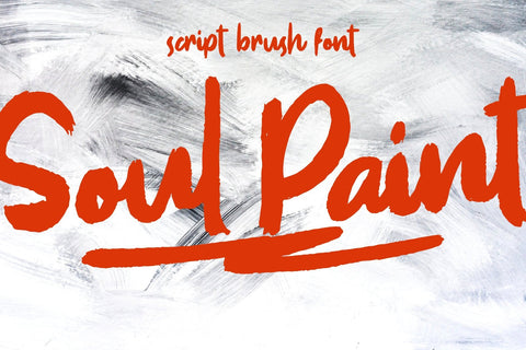 Soul Paint Font Garisman Studio 