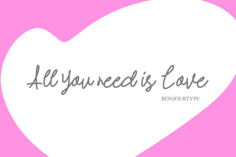 Soulmate Font BonjourType 