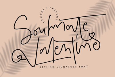 soulmate valentine Font goodigital_13 