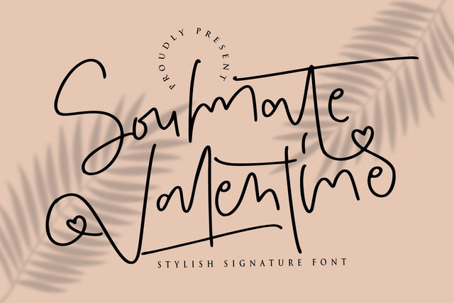 soulmate valentine Font goodigital_13 