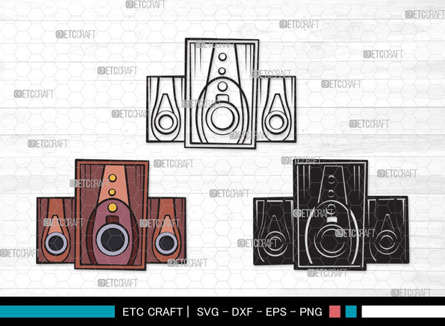 Sound Box SVG | Speakers Svg | Speaker Box Svg | Speaker Boombox Svg | Sound Box Clipart SVG ETC Craft 