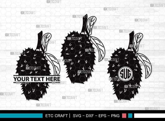 Soursop SVG | Soursop Graviola Svg | Guanabana Svg | Graviola Svg | Muricata | Soursop Clipart SVG ETC Craft 