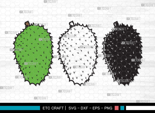 Soursop SVG | Soursop Graviola Svg | Guanabana Svg | Graviola Svg | Muricata | Soursop Clipart SVG ETC Craft 