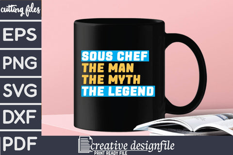 sous chef the man myth legend SVG farhad farhad 