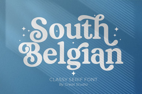 South Belgian Serif Font Great Studio 