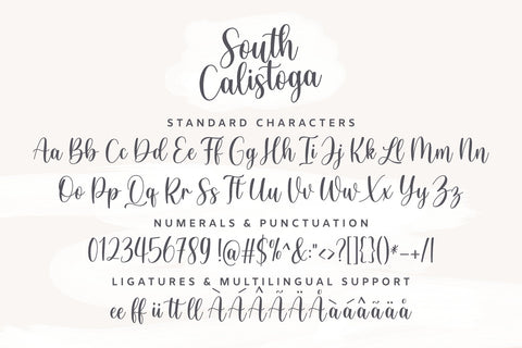 South Calistoga Font Jimtype Studio 