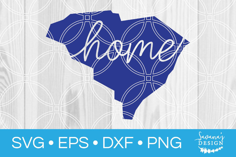 South Carolina State with Home SVG SavanasDesign 