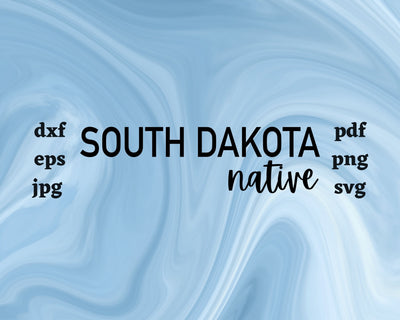 South Dakota Native SVG Cut File SVG Northern Light SVG 