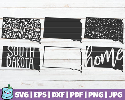 South Dakota State SVG MintyMarshmallows 