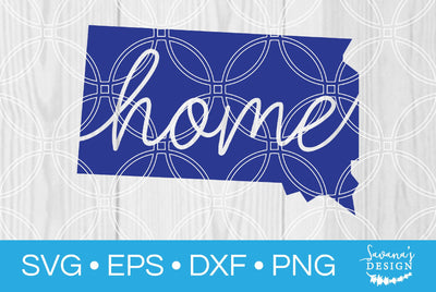 South Dakota State with Home SVG SavanasDesign 