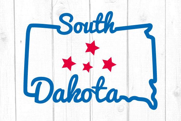 South Dakota Svg SVG cricutfilesmg 