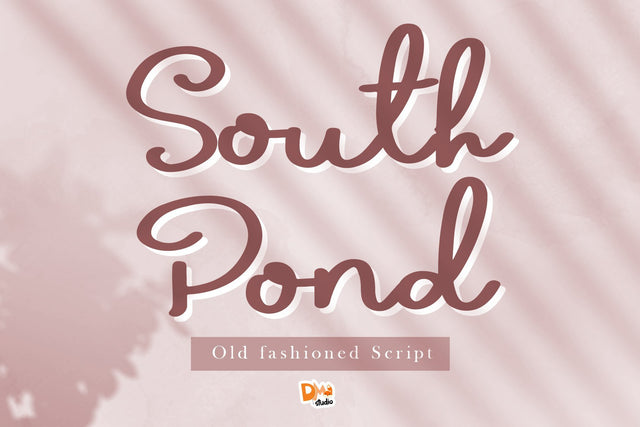South Pond Font Dm Letter Studio 