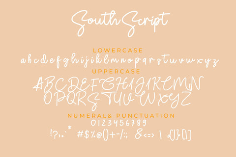 South Script Font LetterdayStudio 