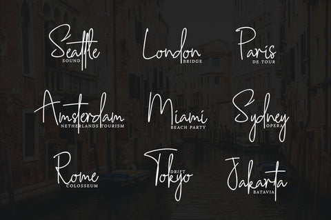Southampton Signature Style Font Creatype Studio 