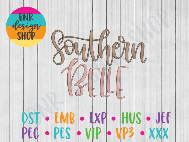 Southern Belle Machine Embroidery Design Embroidery/Applique BNRDesignShop 