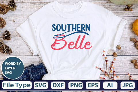 Southern Belle SVG Cut File SVG DesignPlante 503 