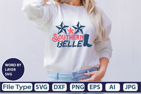 Southern Belle SVG Cut File SVG DesignPlante 503 