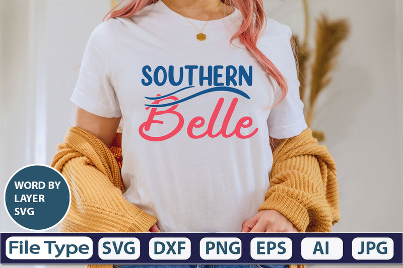 Southern Belle SVG Cut File SVG DesignPlante 503 