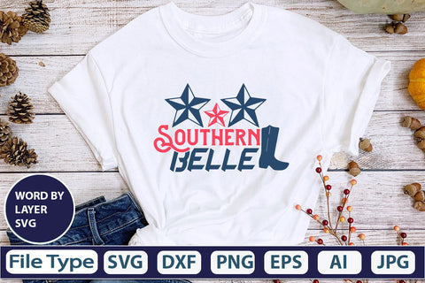 Southern Belle SVG Cut File SVG DesignPlante 503 
