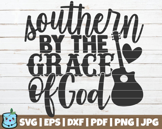 Southern By The Grace Of God SVG MintyMarshmallows 