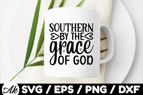 Southern by the grace of god svg SVG akazaddesign 