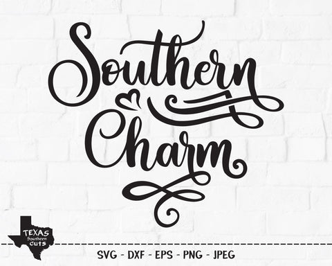 Southern Charm | Country SVG SVG Texas Southern Cuts 