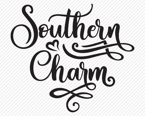 Southern Charm | Country SVG SVG Texas Southern Cuts 