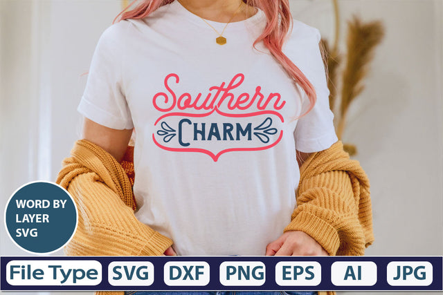 Southern Charm SVG Cut File SVG DesignPlante 503 