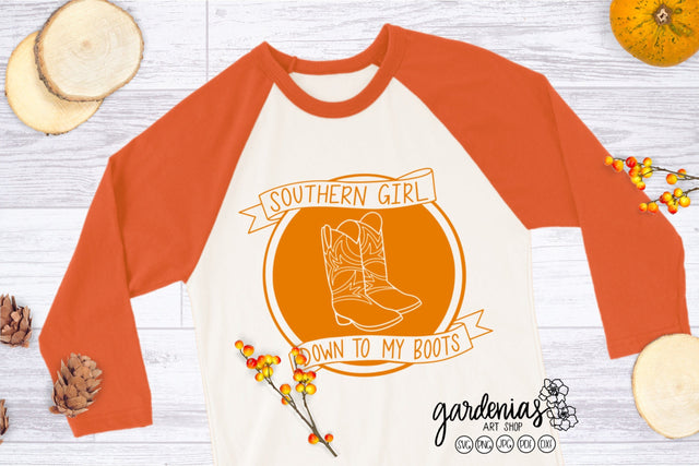 Southern Girl Down To My Boots SVG Gardenias Art Shop 