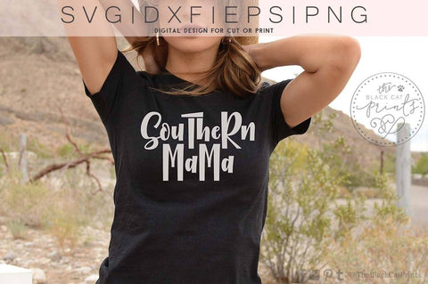 Southern girl & Southern Mama Matching SVG designs SVG TheBlackCatPrints