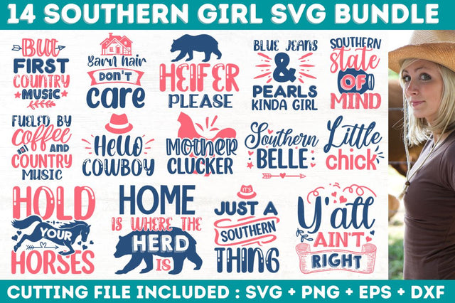 Southern Girl SVG Bundle SVG Designangry 