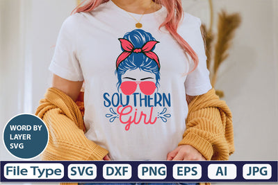 Southern Girl SVG Cut File SVG DesignPlante 503 
