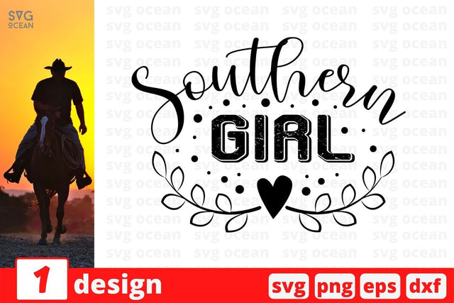 Southern girl SVG Cut File SVG SvgOcean 