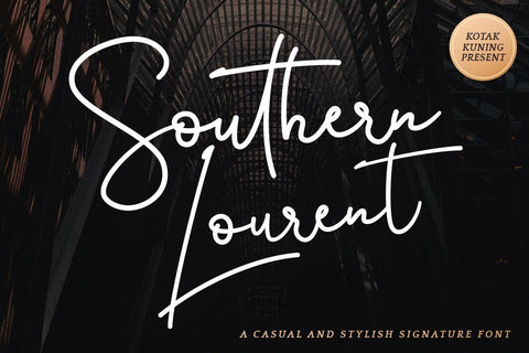 Southern Lourent Font Kotak Kuning Studio 