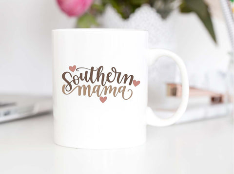 Southern Mama Hand Lettered SVG Cut File | Southern Sayins | Designs for Cricut | Files for Silhouette SVG Maple & Olive Designs 