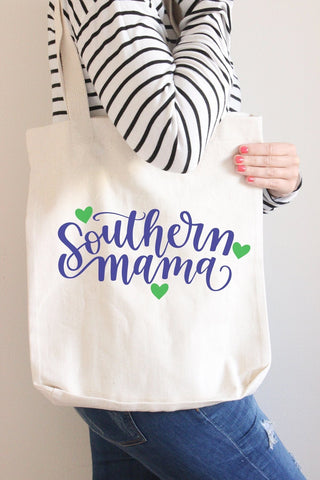 Southern Mama Hand Lettered SVG Cut File | Southern Sayins | Designs for Cricut | Files for Silhouette SVG Maple & Olive Designs 